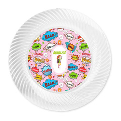 Woman Superhero Plastic Party Dinner Plates - 10" (Personalized)