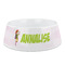 Woman Superhero Plastic Dog Bowl - Medium (Personalized)