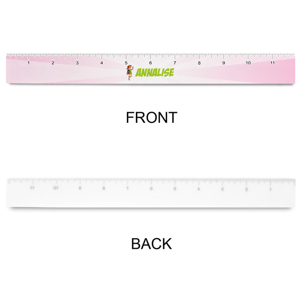 Woman Superhero Plastic Ruler - 12" - APPROVAL