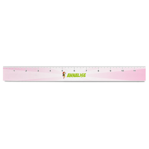 Woman Superhero Plastic Ruler - 12" - FRONT