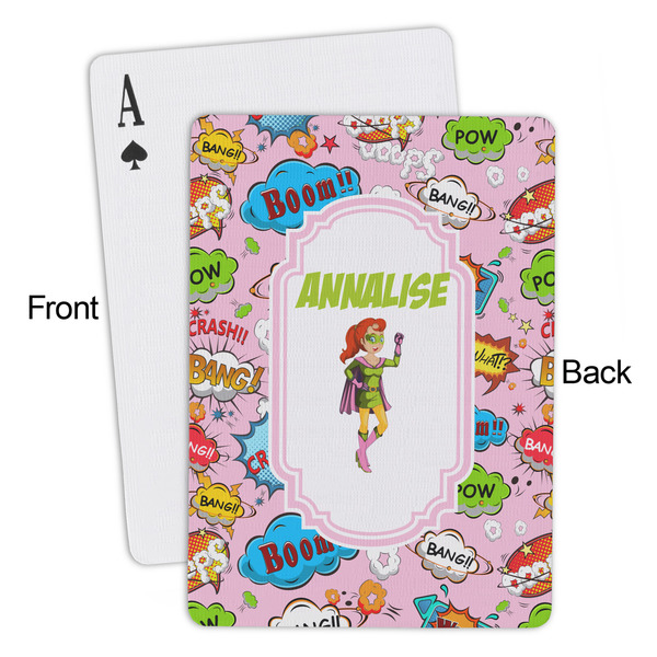 Woman Superhero Playing Cards - Approval