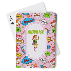 Woman Superhero Playing Cards (Personalized)
