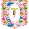 Woman Superhero Iron On Faux Pocket (Personalized)