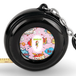 Woman Superhero Pocket Tape Measure - 6 Ft w/ Carabiner Clip (Personalized)