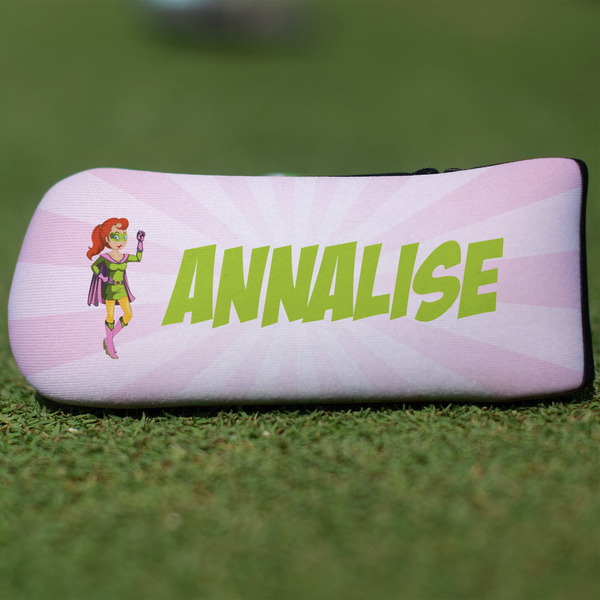Custom Woman Superhero Blade Putter Cover (Personalized)