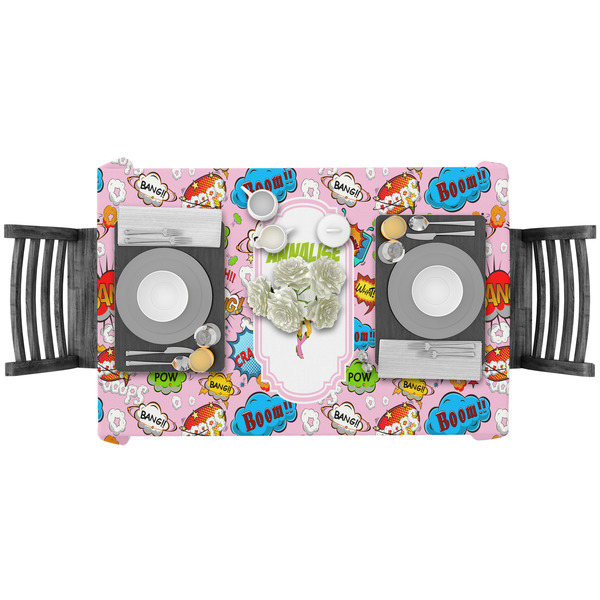 Woman Superhero Rectangular Tablecloths - LIFESTYLE