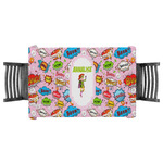 Woman Superhero Tablecloth - 58"x58" (Personalized)