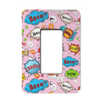 Woman Superhero Rocker Style Light Switch Cover