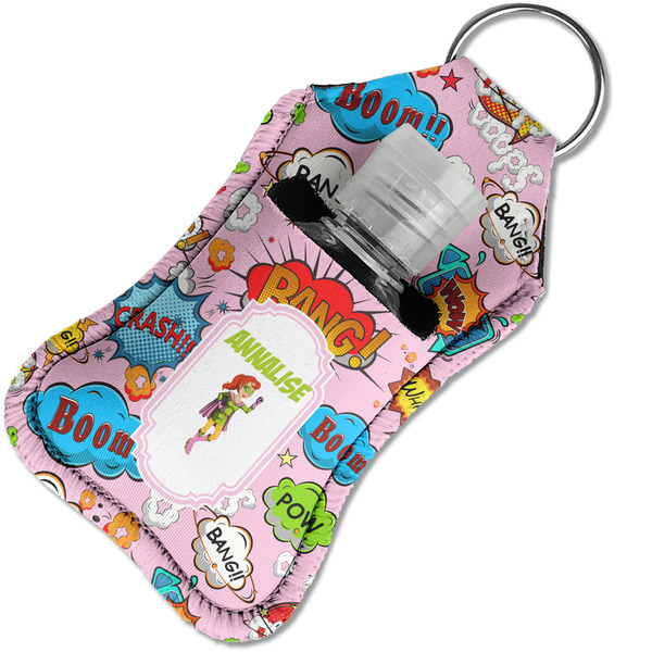 Woman Superhero Sanitizer Holder Keychain - Small in Case