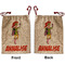Woman Superhero Santa Sack - Front & Back