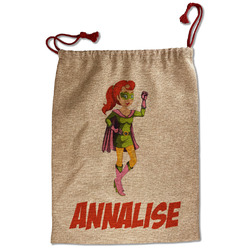 Woman Superhero Santa Sack - Front
