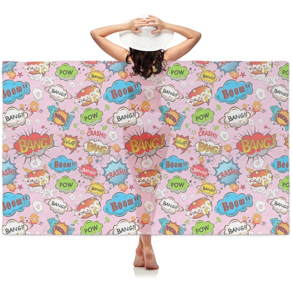 Custom Woman Superhero Sheer Sarong