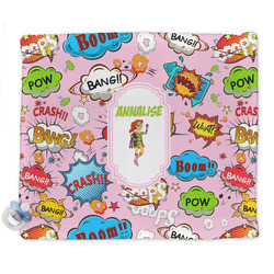 Woman Superhero Security Blankets - Double Sided (Personalized)