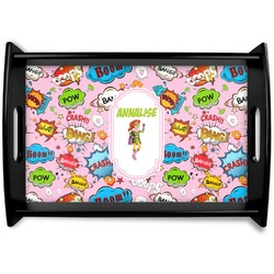Woman Superhero Wooden Tray (Personalized)