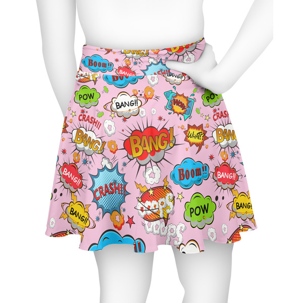 Woman Superhero Skater Skirt - Back