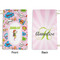 Woman Superhero Small Laundry Bag - Front & Back View