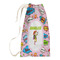 Woman Superhero Small Laundry Bag - Front View