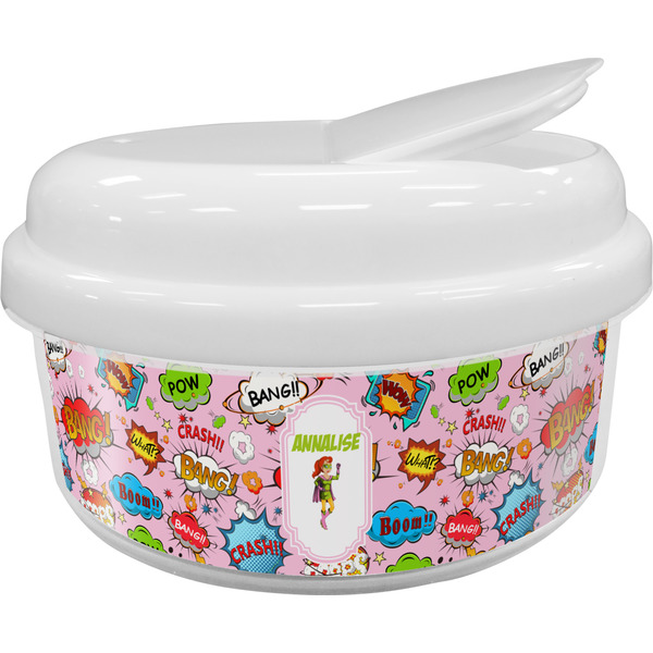Custom Woman Superhero Snack Container (Personalized)