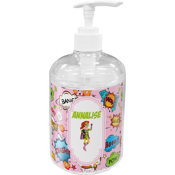 Woman Superhero Soap / Lotion Dispenser (Personalized)