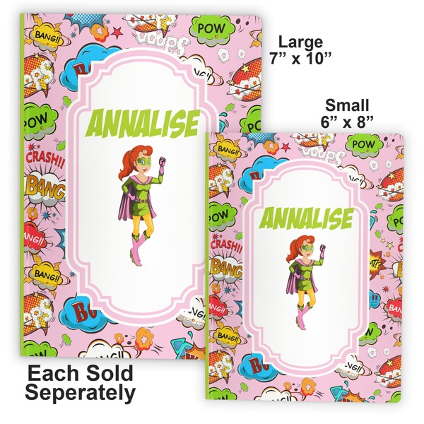 Woman Superhero Soft Cover Journal - Compare