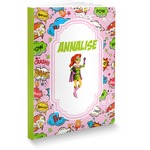 Woman Superhero Softbound Notebook - 7.25" x 10" (Personalized)