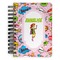 Woman Superhero Spiral Journal Small - Front View