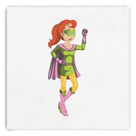 Woman Superhero Paper Dinner Napkins