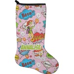 Woman Superhero Holiday Stocking - Neoprene (Personalized)