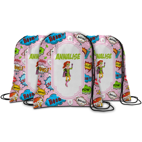 Woman Superhero String Backpack - MAIN