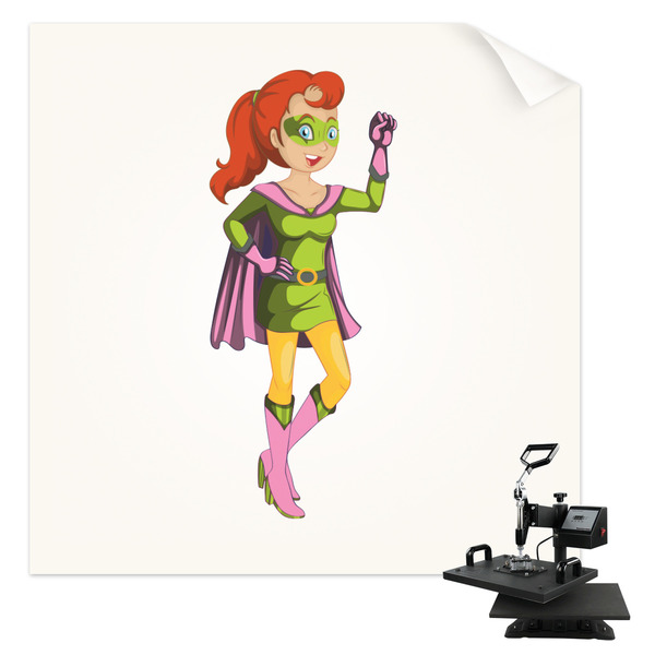 Custom Woman Superhero Sublimation Transfer - Baby / Toddler