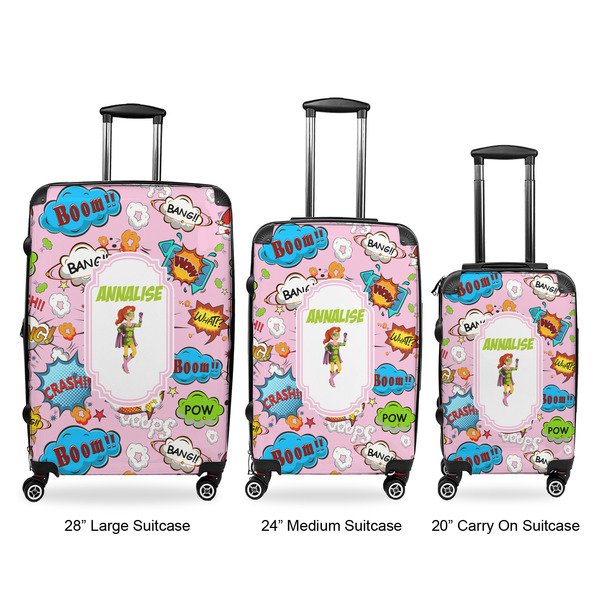 Woman Superhero Suitcase Set 1 - APPROVAL