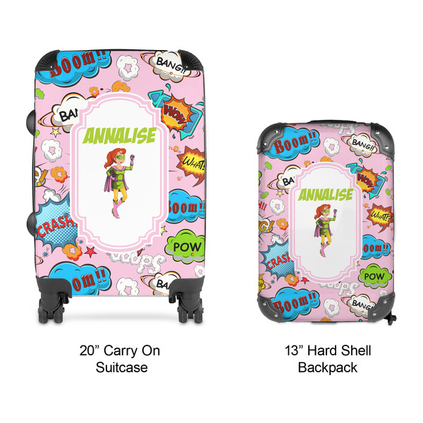 Woman Superhero Suitcase Set 4 - APPROVAL