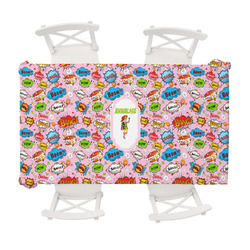 Woman Superhero Tablecloth - 58"x102" (Personalized)