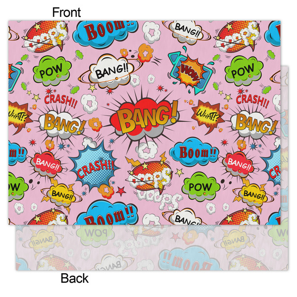 Woman Superhero Tissue Paper - Heavyweight - Medium - Front & Back