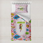 Woman Superhero Toddler Bedding w/ Name or Text