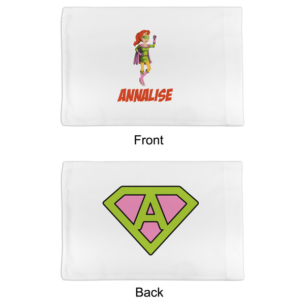 Woman Superhero Toddler Pillow Case - APPROVAL (partial print)