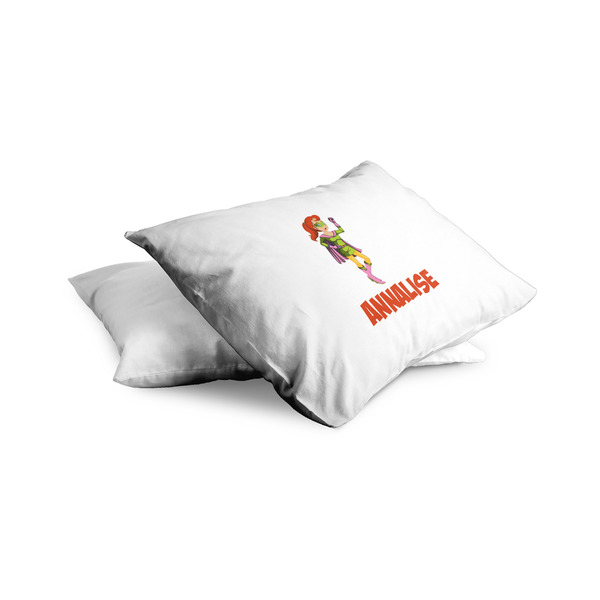 Woman Superhero Toddler Pillow Case - TWO (partial print)