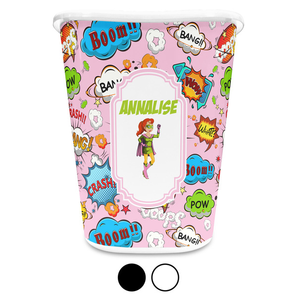 Woman Superhero Trash Can Aggregate