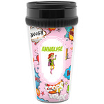 Woman Superhero Acrylic Travel Mug without Handle (Personalized)