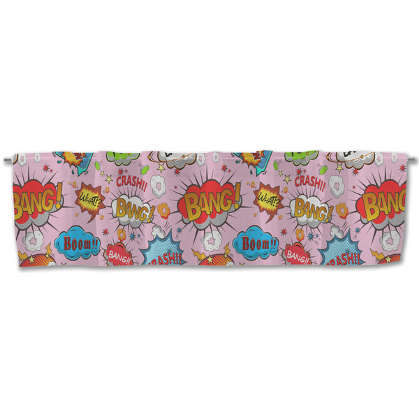 Woman Superhero Valance - Front