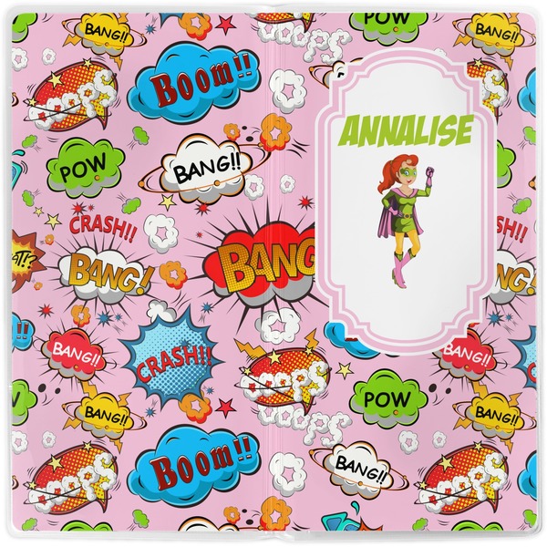 Woman Superhero Vinyl Document Wallet - Apvl