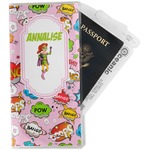Woman Superhero Travel Document Holder