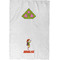 Woman Superhero Waffle Towel - Partial Print - Approval Image