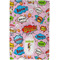 Woman Superhero Waffle Weave Towel - Full Color Print - Approval Image