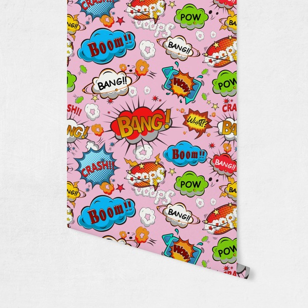 Woman Superhero Wallpaper on Wall