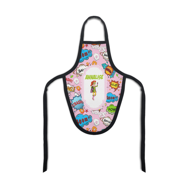 Custom Woman Superhero Bottle Apron (Personalized)