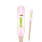 Woman Superhero Paddle Wooden Food Picks - Double Sided (Personalized)