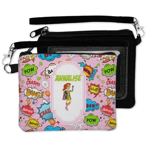 Woman Superhero Wristlet ID Cases - MAIN