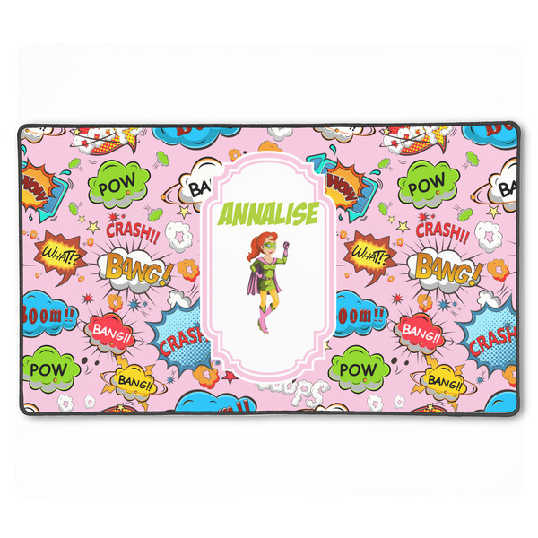 Woman Superhero XXL Gaming Mouse Pads - 24" x 14" - APPROVAL