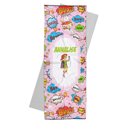 Woman Superhero Yoga Mat Towel (Personalized)